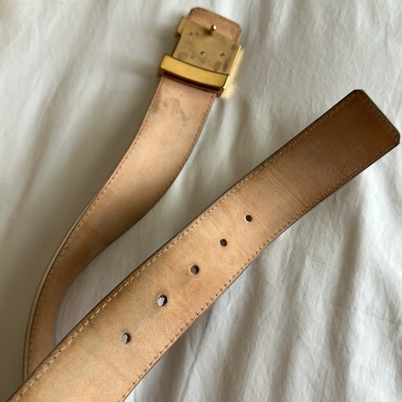 Louis Vuitton Waist Belt Damier Azur LV Initiales Damier Azur Pattern - Picture 6 of 12